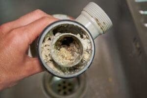 clogged pipe